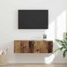 Maison Exclusive - meuble TV mural, 98 x 31 x 29,5 cm, fait de bois recyclé et de panneaux de fibres de bois