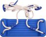 vidaXL Schommelzitjes 2 st met touwen 37x15 cm polyetheen blauw