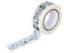 Afplakband Washi Forest Afplakband Masking Tape zwart 18 mm x 10 m