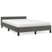 VidaXL Bedframe 120x190 cm Fluweel Donkergrijs