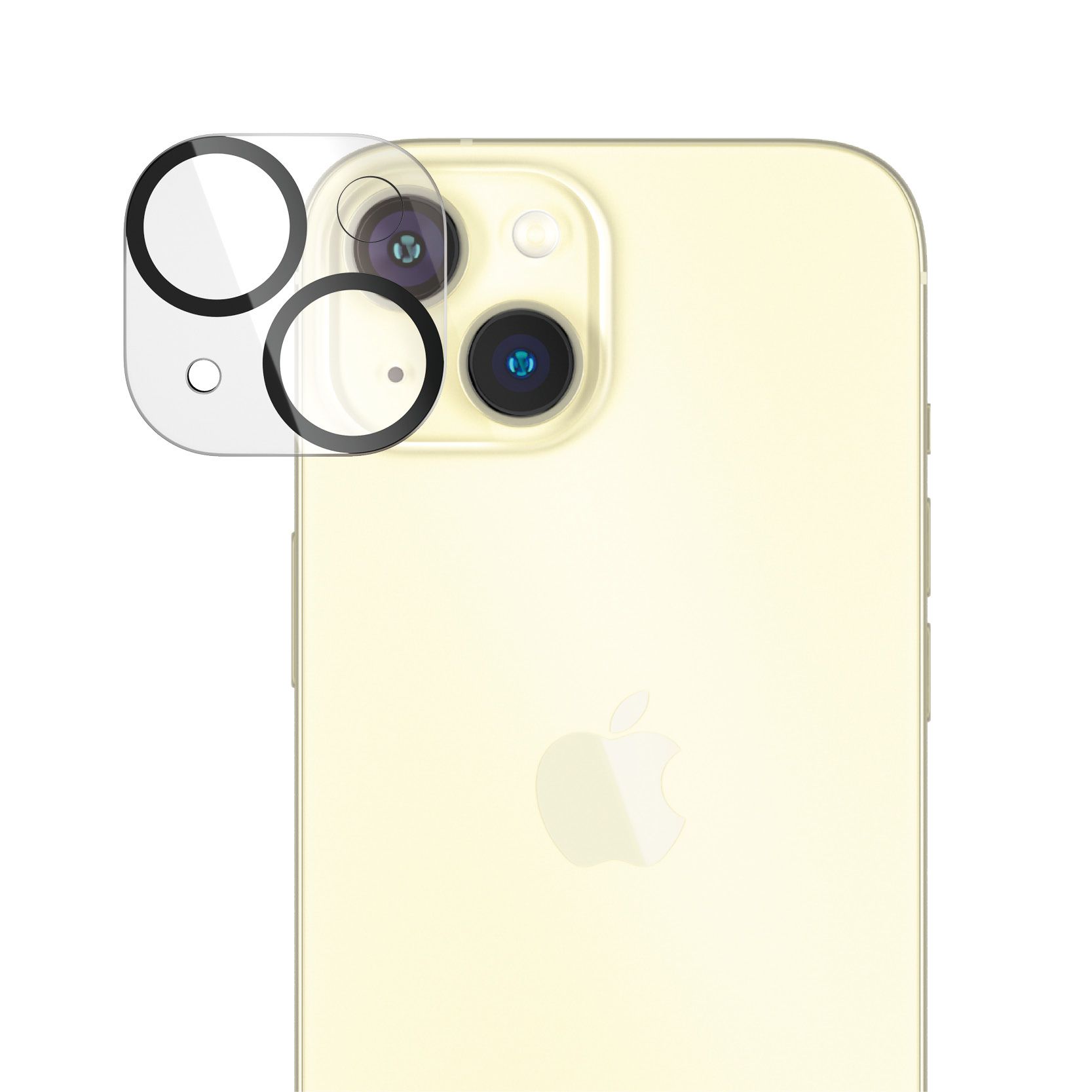 PanzerGlass Camera Protector - Clear Screen Protector for Apple iPhone 15 / 15 Plus