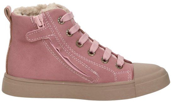 Shoesme Sh25w035 Sneakers Meisjes - Leren Sneaker - Roze - Maat 30