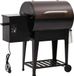 Barbecue à granulés avec plaque de fond 94 cm fer noir