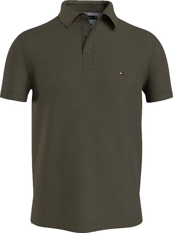 Tommy Hilfiger 1985 Slim-fit Polo Shirt - Dark Green - Men's XXL