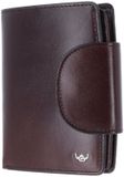 Golden Head Leren portemonnee Colorado RFID Protect Kombischeintasche mit Riegel 1439 Bordeaux wijnrood