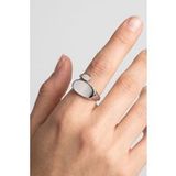 PURELEI Island Ring Silver / 56-60 Maat: S-M