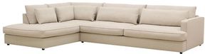 DÉJA Living Hoekbank 4-zits Monroe Beige Links