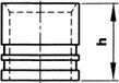 REHAU Manchon coulissant 25 x 2,3
