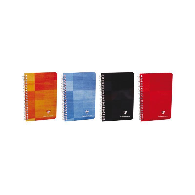 Clairefontaine Notitieboek - Spiraal - 95x140mm - Lijn - Assorti