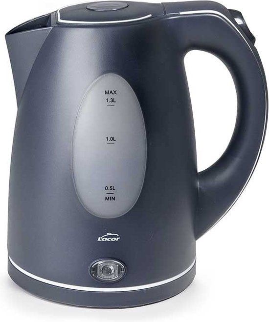 Lacor 69590 Waterkoker - 1.3 L - Grijs