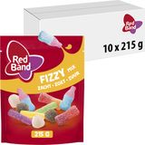 Red Band snoepmix fizzy - zuur & zoet snoep - 10x215g