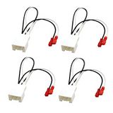 4 Pack Auto Deur Speaker Connector Bedrading Harnas Draad Adapter Plug