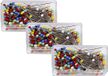 Merkloos Kopspelden/naaispelden - 600x stuks - 31 mm - gekleurd - hobby steekspelden