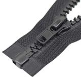 YaHoGa 2 STKS #10 61 71 cm Scheidende Jas Ritsen voor Naaien Jas Jas Winter Jas Zwarte Tape Heavy Duty Ritsen Grote Gegoten Plastic Ritsen Bulk (28 inch 2 stuks)