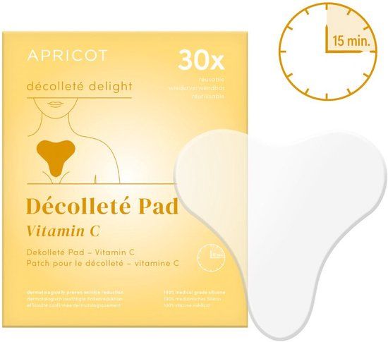 Apricot 1105707 Lifting-masker Vrouwen Verouderende huid Anti-veroudering Pad Dimethicone Sodium Ascorbyl Phosphate