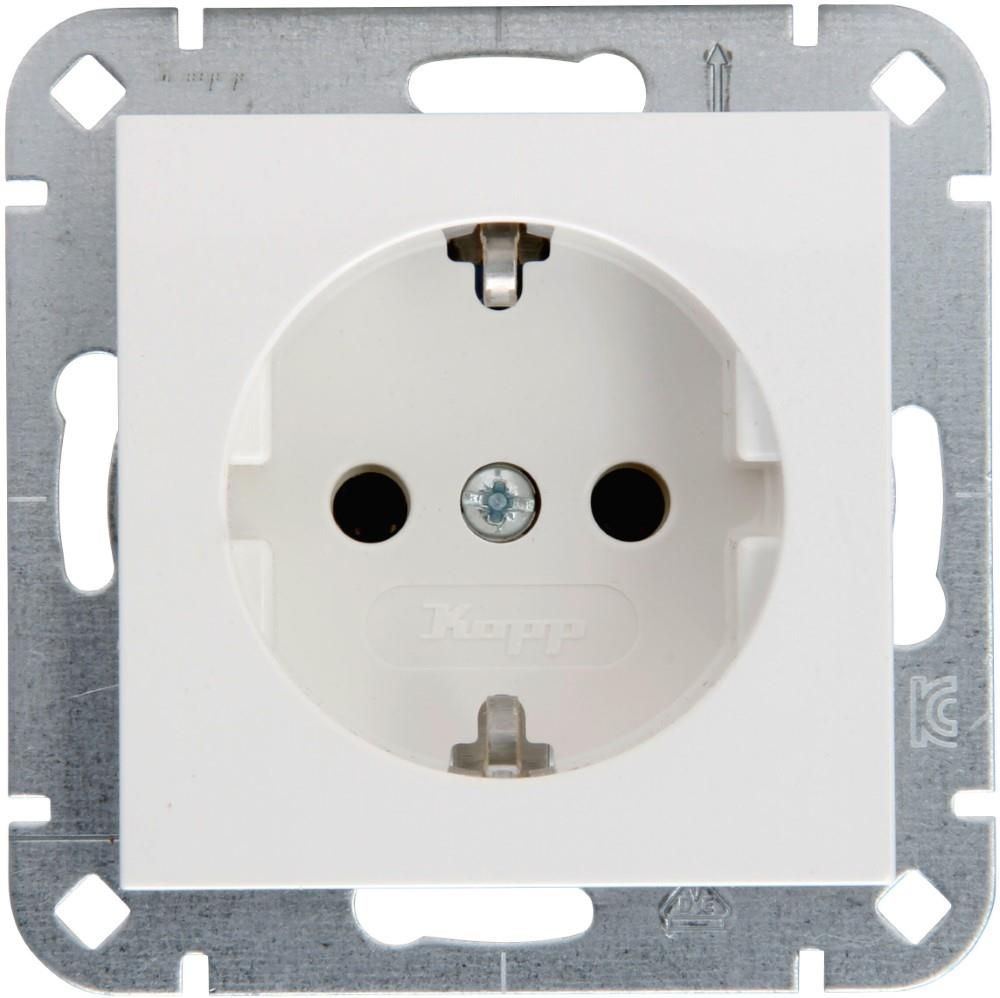 Enzo Kopp 949329006, CEE 7/3, 1 module(s), CEE 7/4, Wit, 250 V, 16 A
