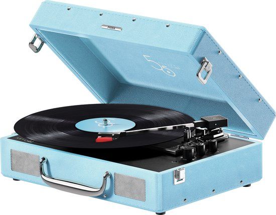 Mixx Revival 55 Retro Vinyl Platenspeler - Bluetooth - Blauw