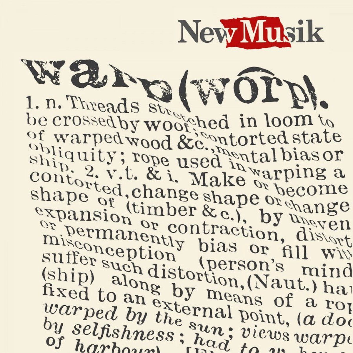 MUSIC ON VINYL New Musik - Warp (Translucent Red Vinyl)