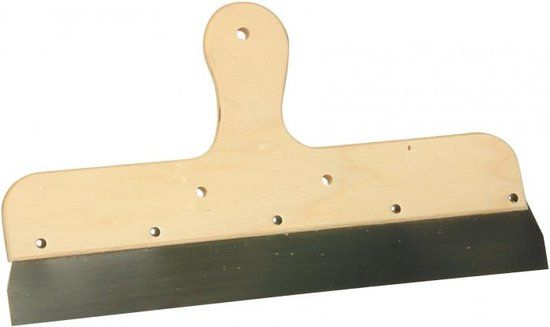 Spackmes - Super Prof - 400 mm - RVS - Houten greep