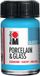 Marabu Porcela Porzellan- & Glasmalfarbe, glanzend, zonder inbakken, lichtblauw, 15 ml