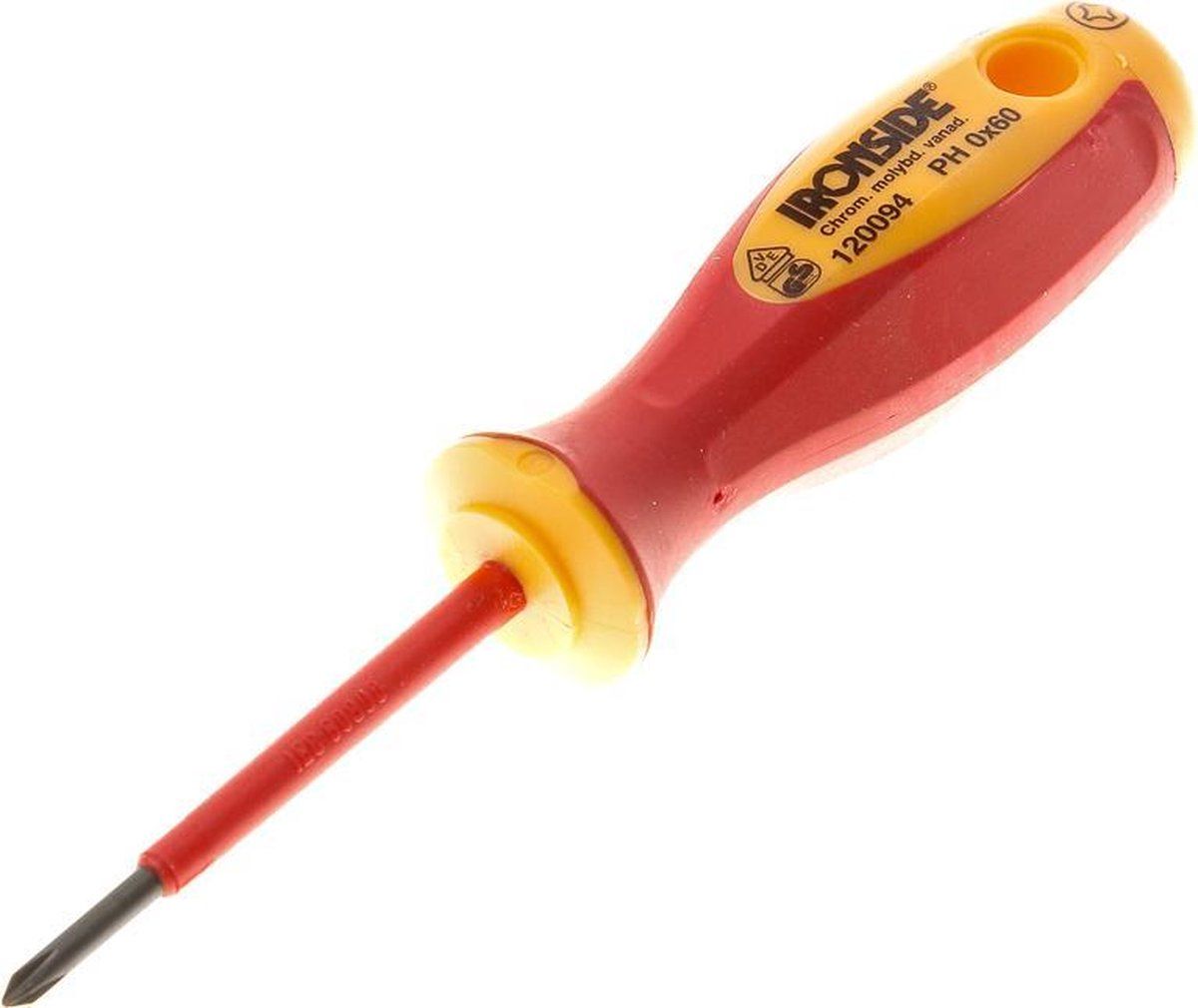 Ironside Schroevendraaier VDE PH0x60mm - 3394661200945