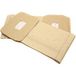 vhbw 10x sacs aspirateur compatibles avec Philips HR 6290, 6289, 6287 Amsterdam, 6289 Amsterdam, 6288 Amsterdam, 6288 aspirateur - 32cm x 17,5cm Sable