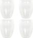 Item International Koffieglazen Dubbelwandig - Set van 4 - Latte Macchiato - 350 ml