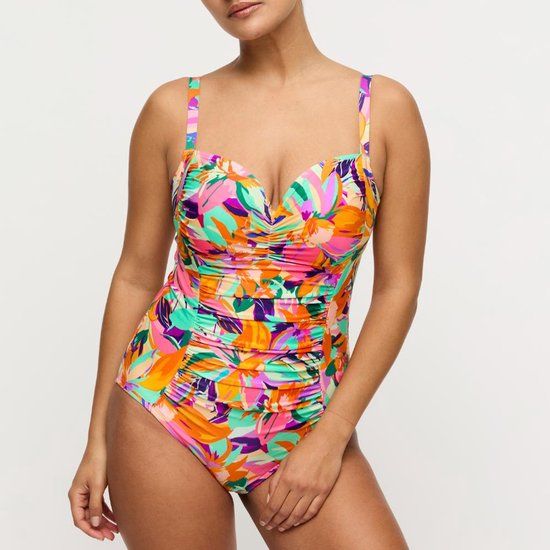 PrimaDonna Swim Varadeo Corrigerend Beugel Badpak 4013930 Bright Tropics - maat EU 75D / FR 90D