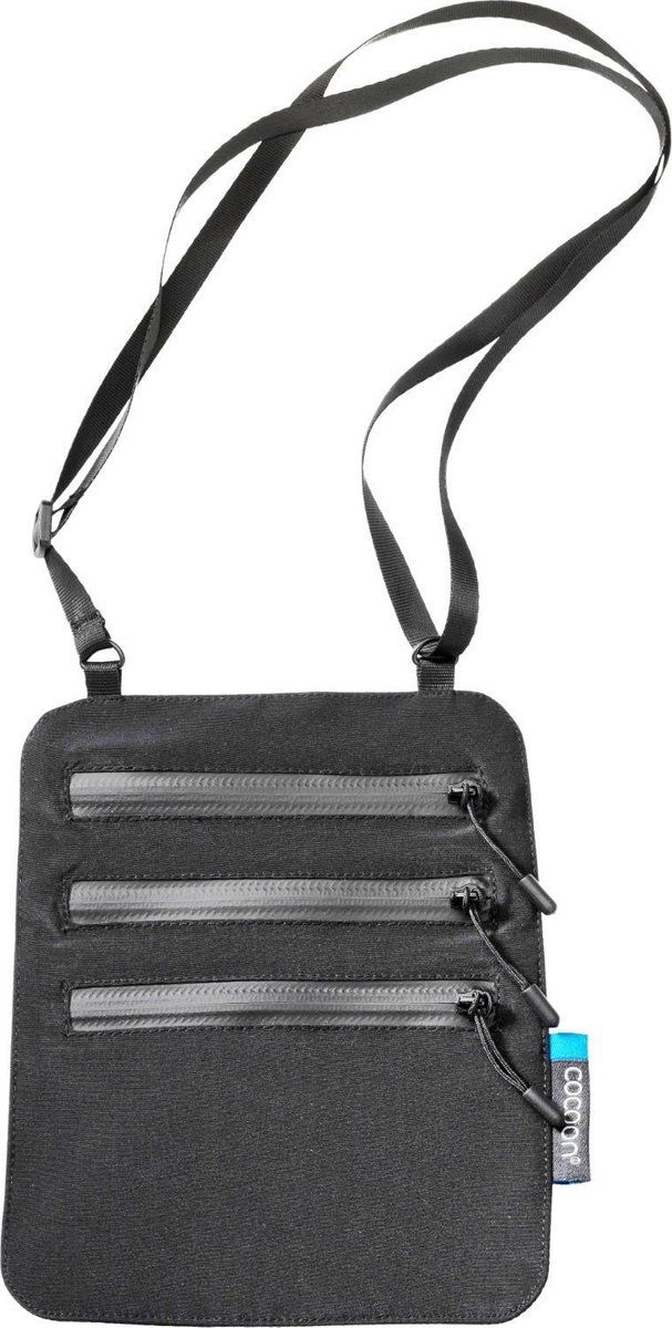 Cocoon Secret Neck Wallet Silk - Black