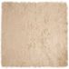 vidaXL - Imitation Sheepskin Rug TAFALLA Beige 240 x 240 cm