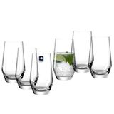 LEONARDO HOME PUCCINI Longdrinkglazen, kristalglas, helder, 6 cm, 6