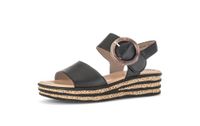 Gabor Dames Sandalette in schwarz