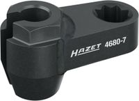 HAZET 4680-7 Inzetstuk uitlaatgassonde, 1/2" dubbel vierkantaandrijving, 14 mm sleutel