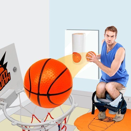 thumbsUp Toilet basketbal set