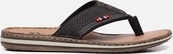 Rieker Slippers zwart - Maat 43