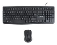 iggual CMK-business 2 Toetsenbord en Muis Set - Bedraad - USB - QWERTY Engels - Zwart
