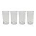 OYOY Kuki Verres Highball, Set de 4, Transparent/Blanc