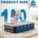 StarTech Luchtbed Opblaasbaar Bed - 190 x 99 x 46 cm - Met Pomp - Binnen 3 Minuten Opblaasbaar en Leeg te Maken - Maximale Draagkracht: 300 kg - Enkelbed
