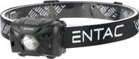 Entac LED hoofdlamp zoom 5W 150lm aluminium zwart oplaadbaar