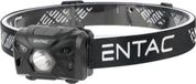 Entac LED hoofdlamp zoom 5W 150lm aluminium zwart oplaadbaar
