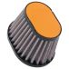 DNA sport luchtfilter "leather top" sport air filter 100 x 75mm orange