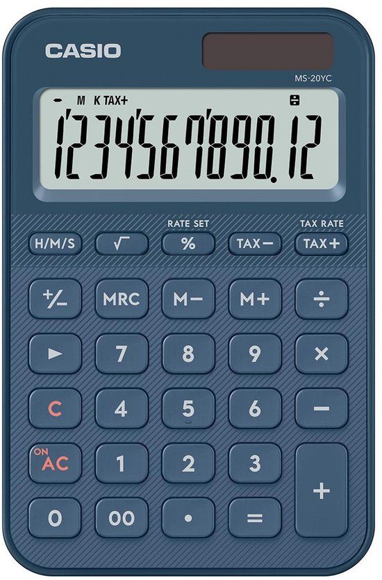 Casio Bureaurekenmachine Navy