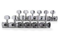 GEWA Mechanische akoestische gitaar 12-snarige set, vernikkelde metalen knoppen