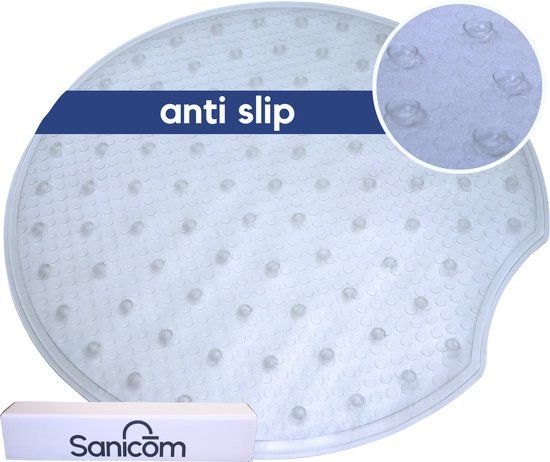 Transparante Douchemat - Antislip - 55x55cm - PVC - Wasbaar