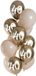 Folat Golden Latte 40 jaar ballonnen (12 stuks)