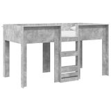 vidaXL Stapelbed voor kinderen Beton Grijs 90 x 200 cm Bewerkt hout