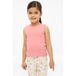s.Oliver T-shirt côtelé rose