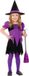 Widmann Kostuum Sorcière Violet/Noir Taille 110