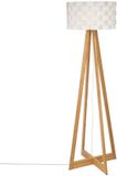 ATMOSPHERA CREATEUR D'INTERIEUR Atmosphera - Vloerlamp Moki - Bamboe en Wit - 150 cm