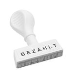 Wedo 1939 Traditionele Berichtstempel van Kunststof, Wit